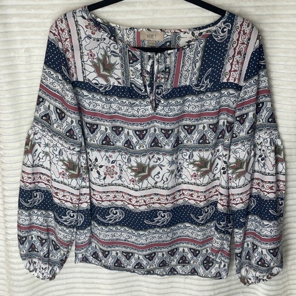 LOFT OUTLET LONG SLEEVE TOP